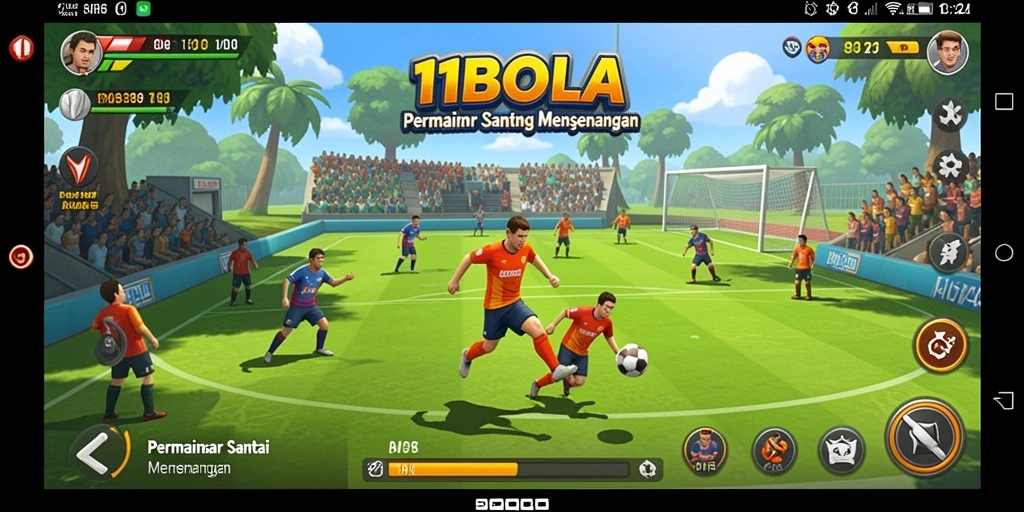 Tampilan gameplay seru dan interaktif dari 11BOLA.