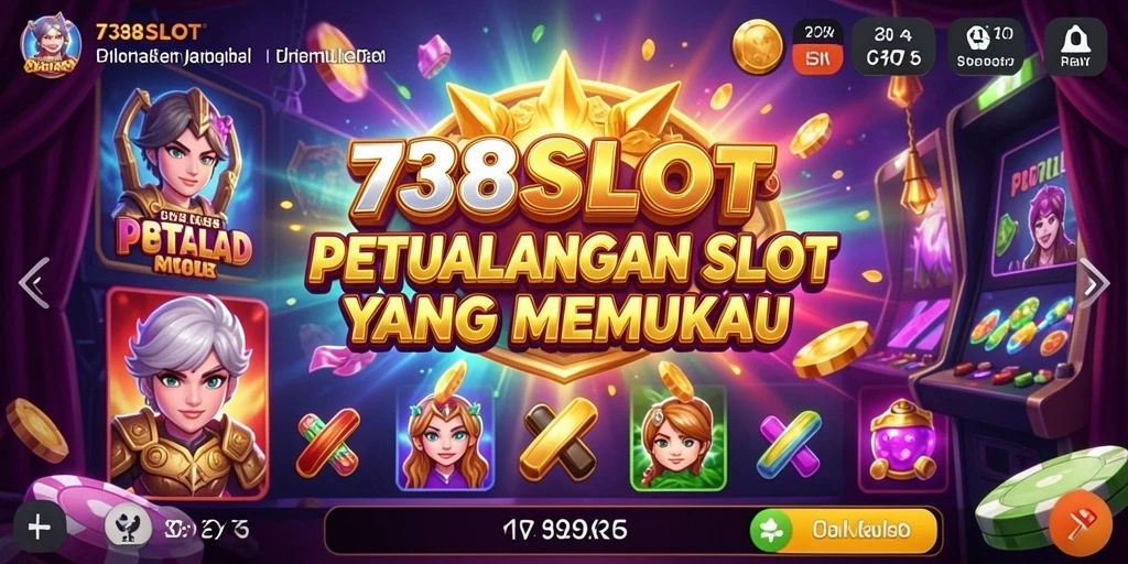 Menampilkan gameplay seru dari 738SLOT dengan elemen RPG menarik.