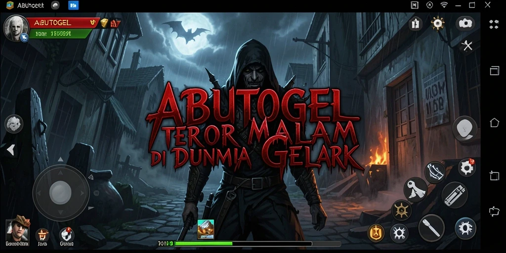 Tangkapan layar menampilkan atmosfer gambar Horror yang mencekam.