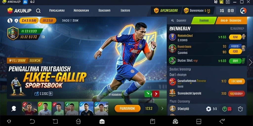 Screenshot gameplay Sportsbook AKUNJP yang menarik dan interaktif.
