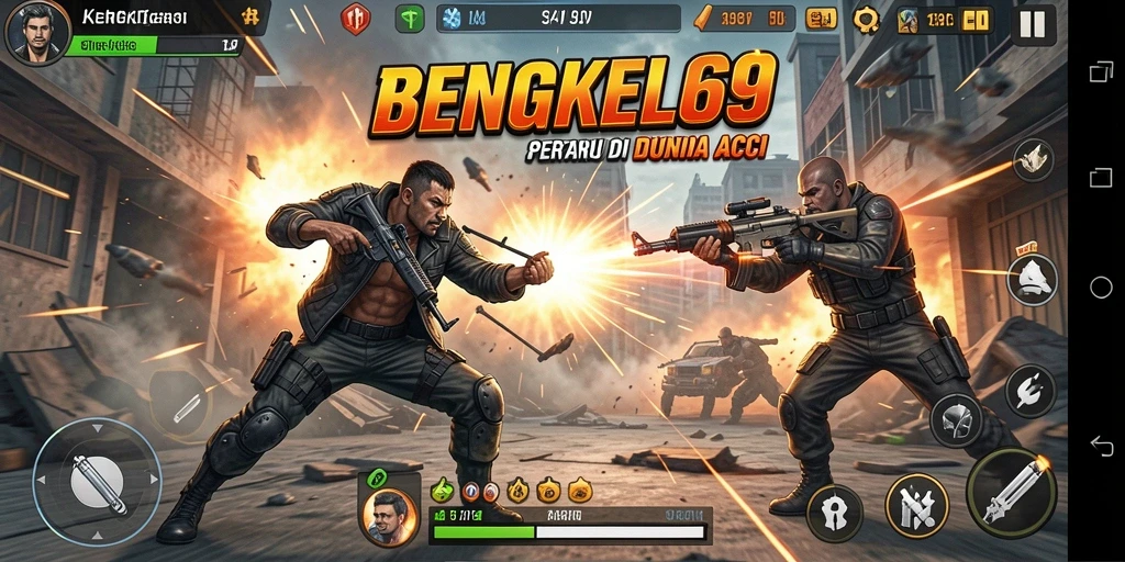 Gameplay BENGKEL69 yang penuh aksi dan tantangan