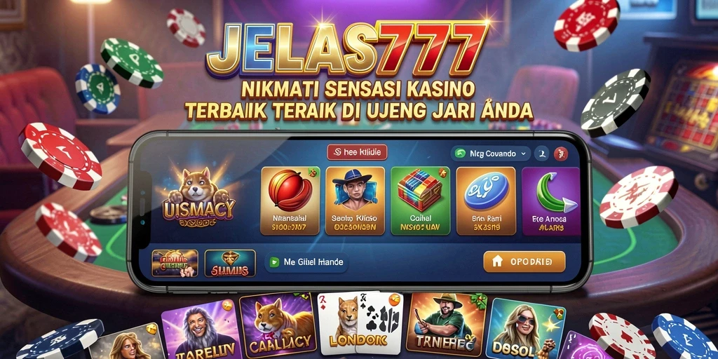 Tampilan menarik dari JELAS777 yang memikat para pemain Kasino.