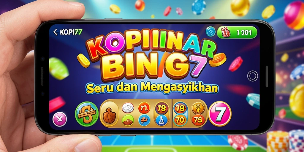 Tampilan screenshot utama KOPI77 menunjukkan serunya permainan Bingo.