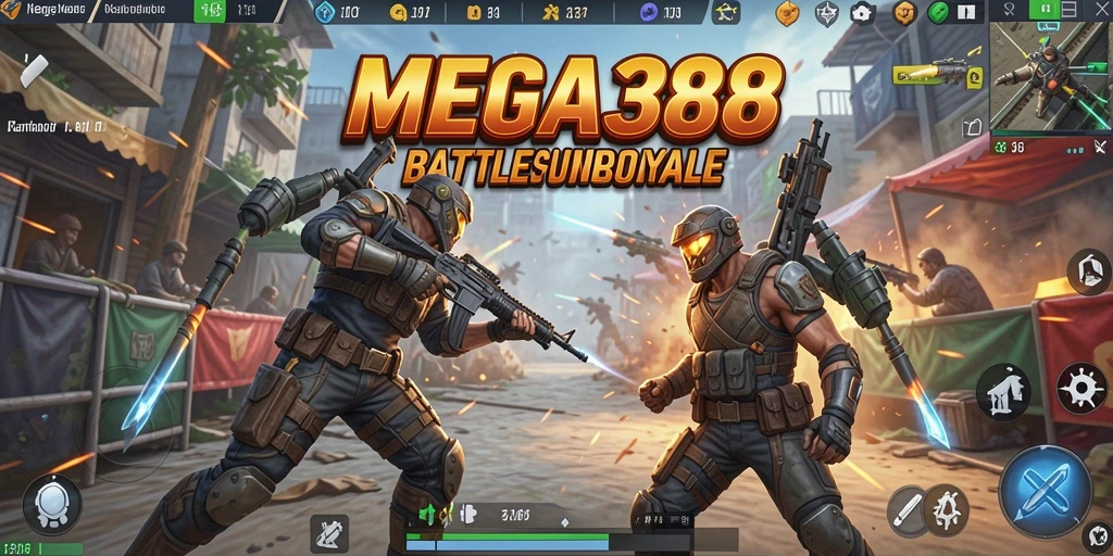Gameplay seru dengan aksi pertempuran Battle Royale.