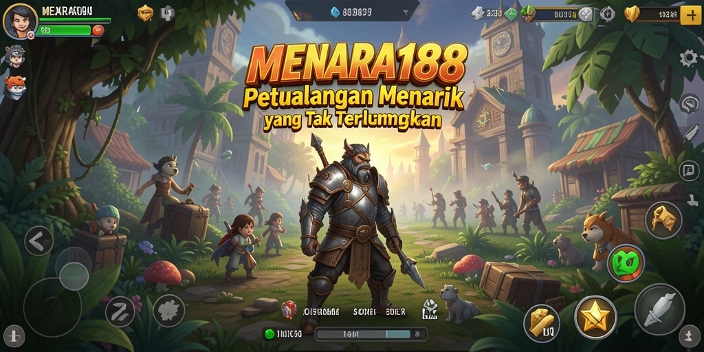 Gameplay seru di MENARA188 dengan berbagai tantangan dan monster.