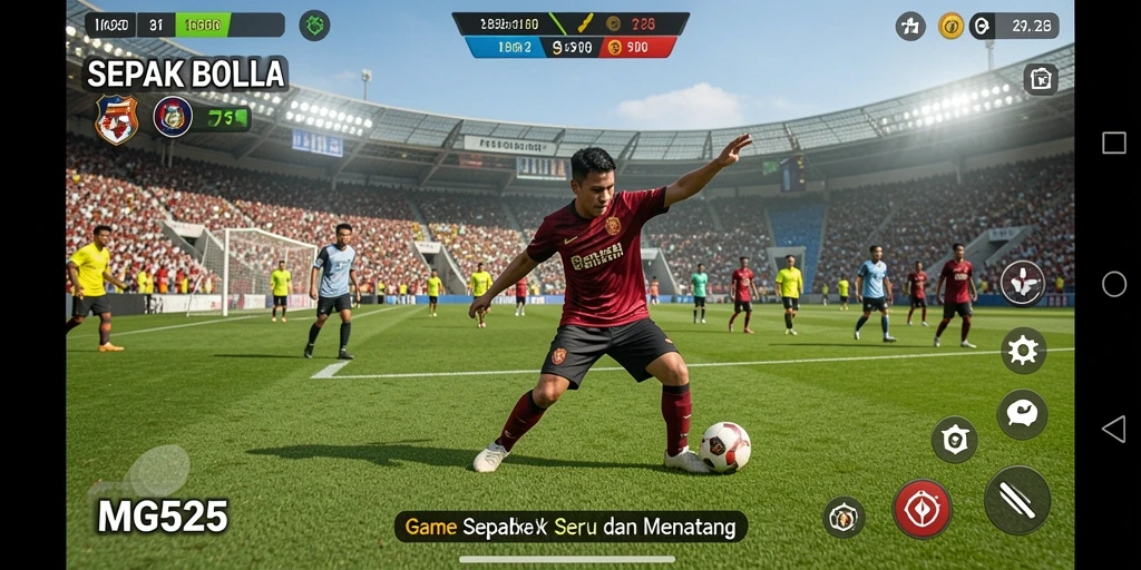 Tampilan gameplay MG525 yang seru dan mendebarkan.