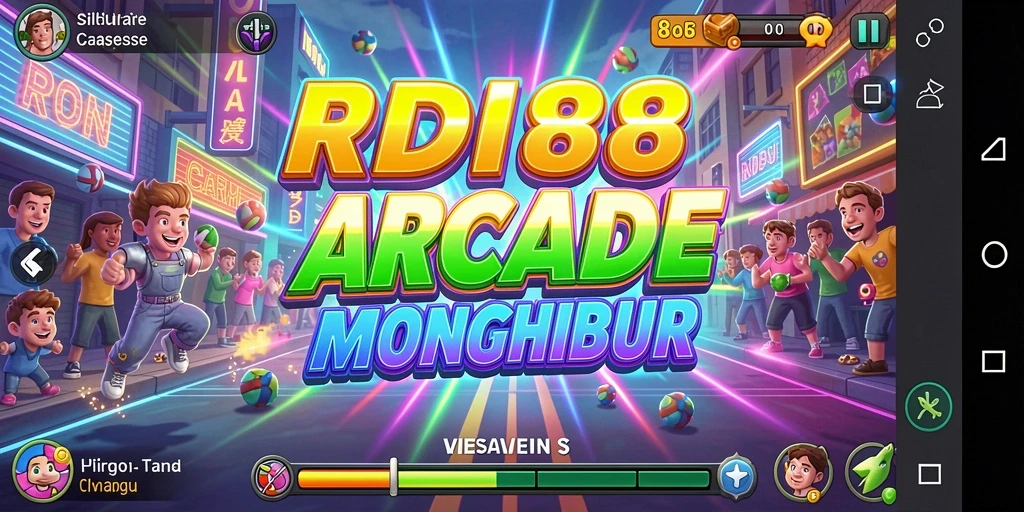 Screenshot gameplay RDI88 yang menampilkan aksi seru di dunia Arcade.