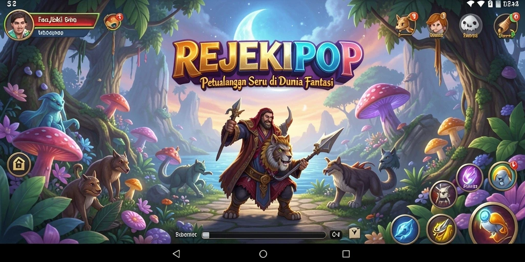 Tangkapan layar gameplay petualangan seru di REJEKIPOP.
