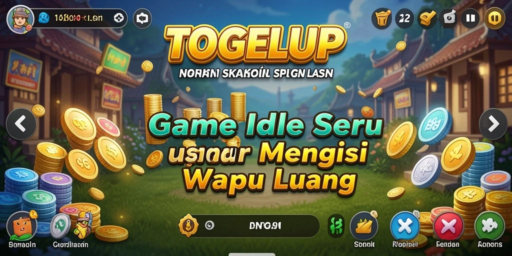 Menggambarkan gameplay TOGELUP yang menakjubkan dan santai.