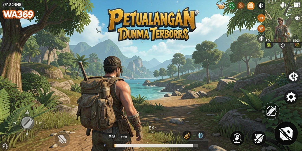 Tampilan gameplay WA369 yang menakjubkan dalam dunia terbuka.