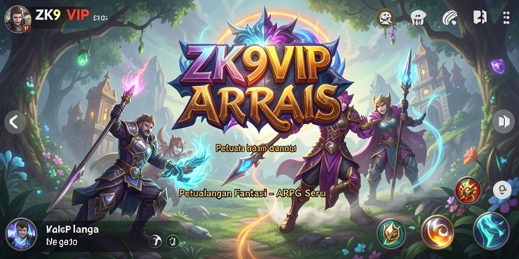 Tampilan gameplay menarik dari ZK9VIP yang menggambarkan pertarungan seru