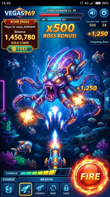 Screenshot aplikasi vegas969 menampilkan antarmuka pengguna yang intuitif.